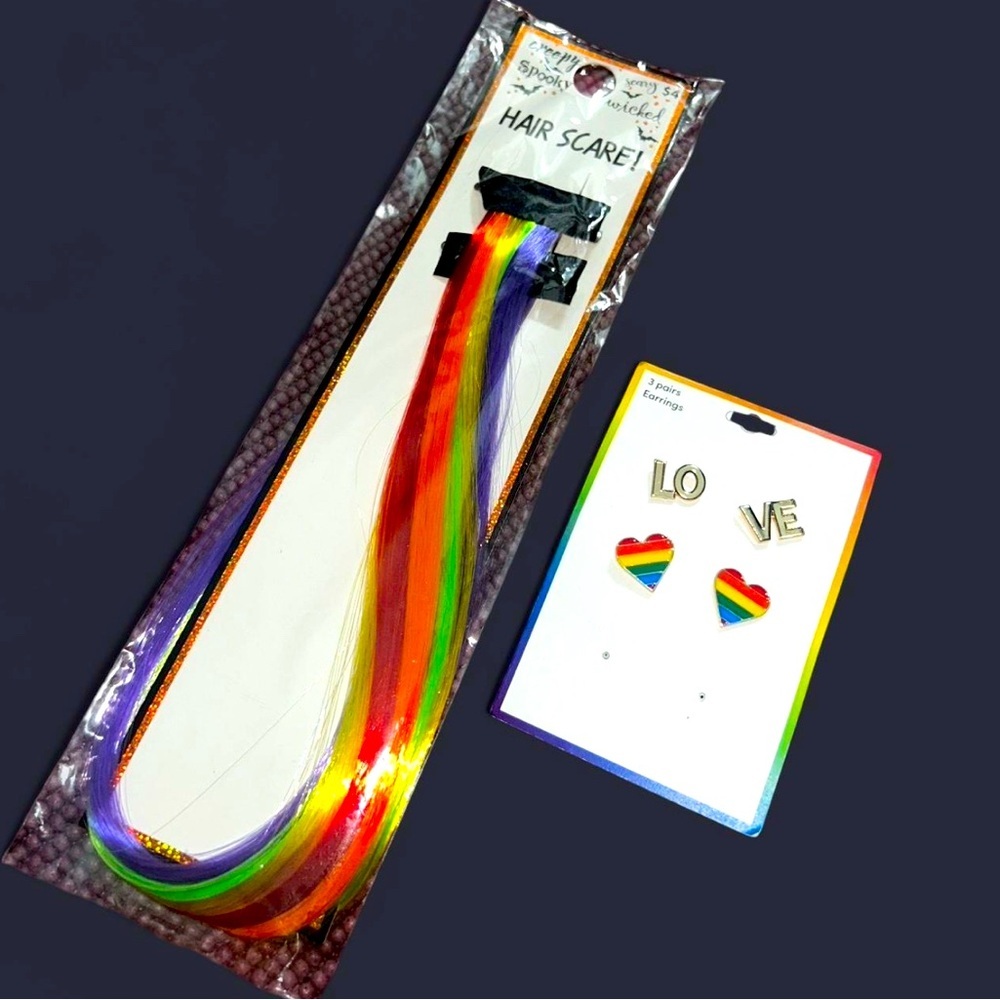 🏳️‍🌈 🦄 Rainbow Pride Accessory Set! 🦄 🏳️‍🌈 (3 piece)